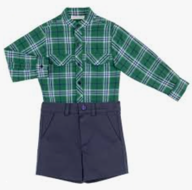 Camisa Cuadros 24/2219/2 Color Verde