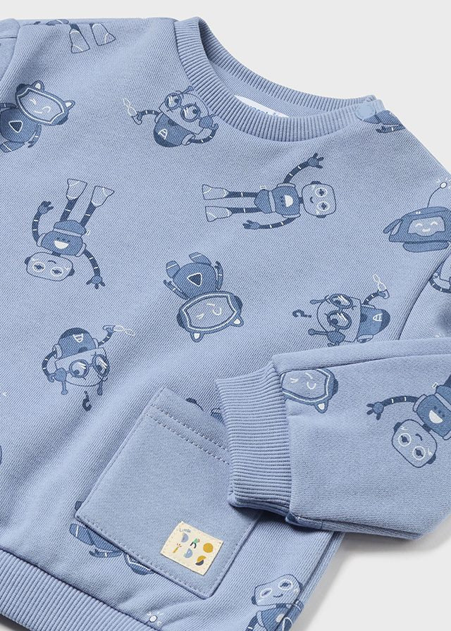 Pullover estampado