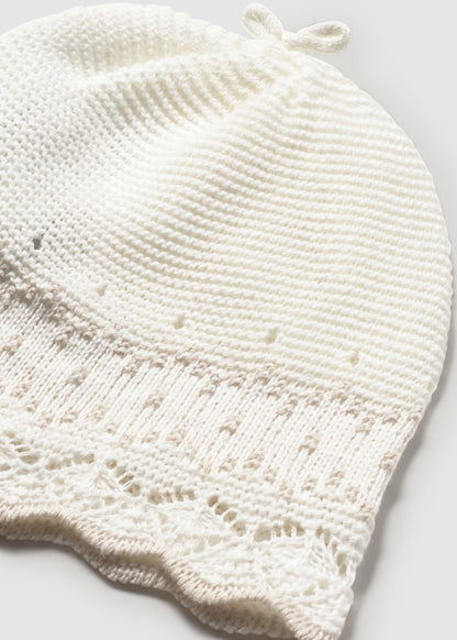 Conj. polaina y gorro tricot