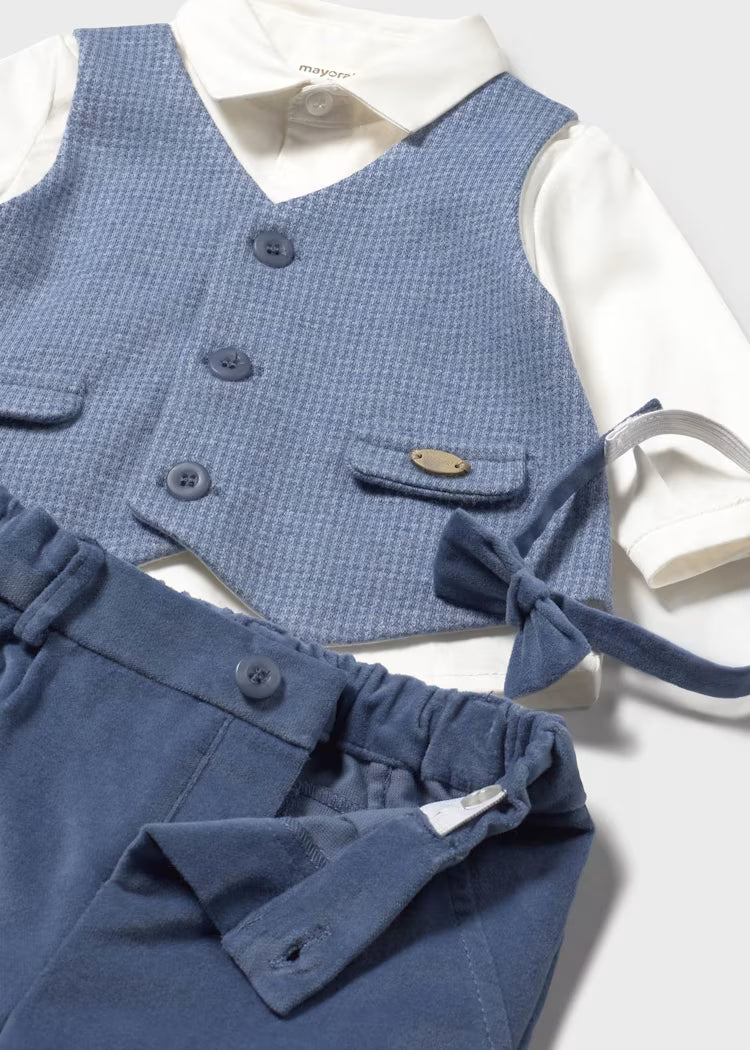 Conj. pantalon camisa chaleco