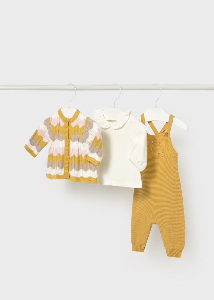 Conj. peto tricot 3 piezas