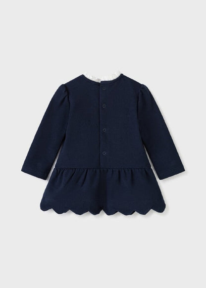 Vestido Manga Larga Bebé Niña Sku 2920 Color Tinta