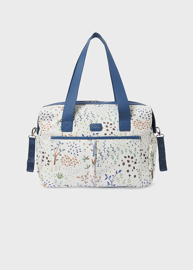 Bolsa estampada bebé  SKU-19175-Azul Botanic
