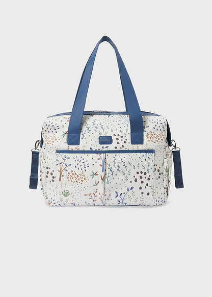 Bolsa estampada bebé  SKU-19175-Azul Botanic