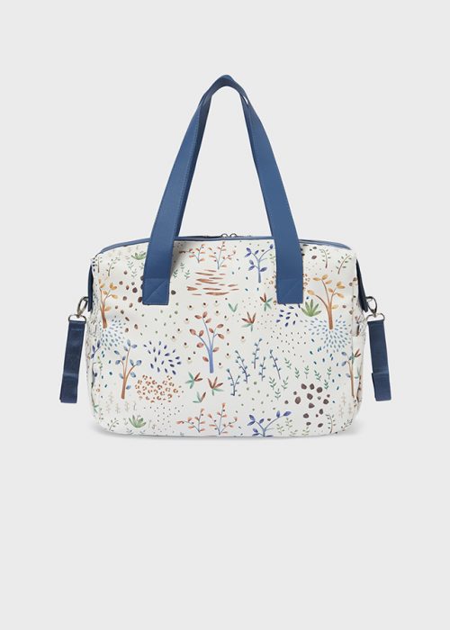 Bolsa estampada bebé  SKU-19175-Azul Botanic
