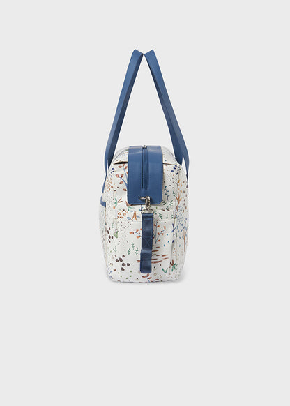 Bolsa estampada bebé  SKU-19175-Azul Botanic