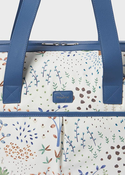 Bolsa estampada bebé  SKU-19175-Azul Botanic