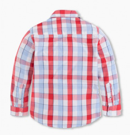 Camisa Cuadros Sku 3166 Color Granadina