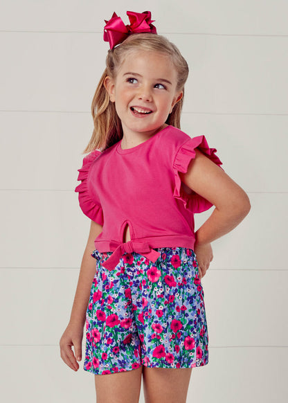 Conjunto 2 Piezas Blusa Short Sku 3289 Color 15 Magenta