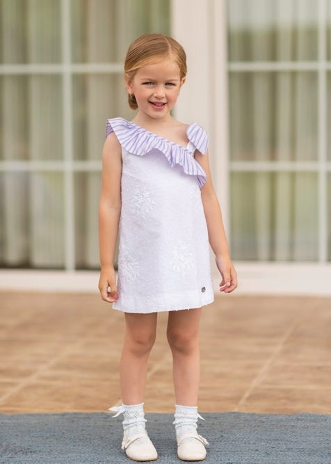 Vestido para niña Dolce Petite Sku 25/2234/V Color 09 Blanco/Lila