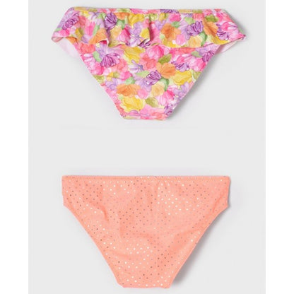 Set de dos braguitas de baño para niña MAYORAL Ref. 3669/85 Coral Fluo