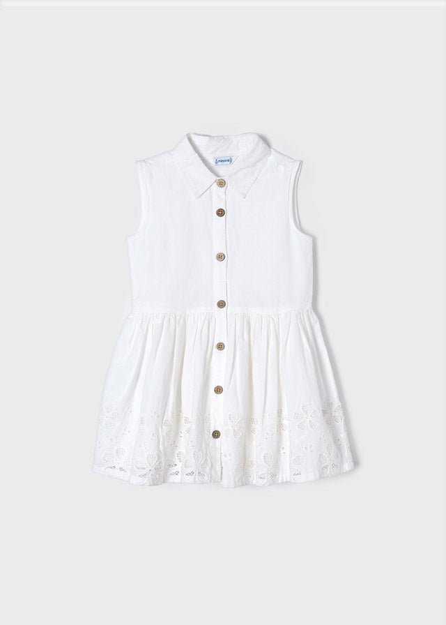Vestido Niña Sku 3930 Color 81 Crudo