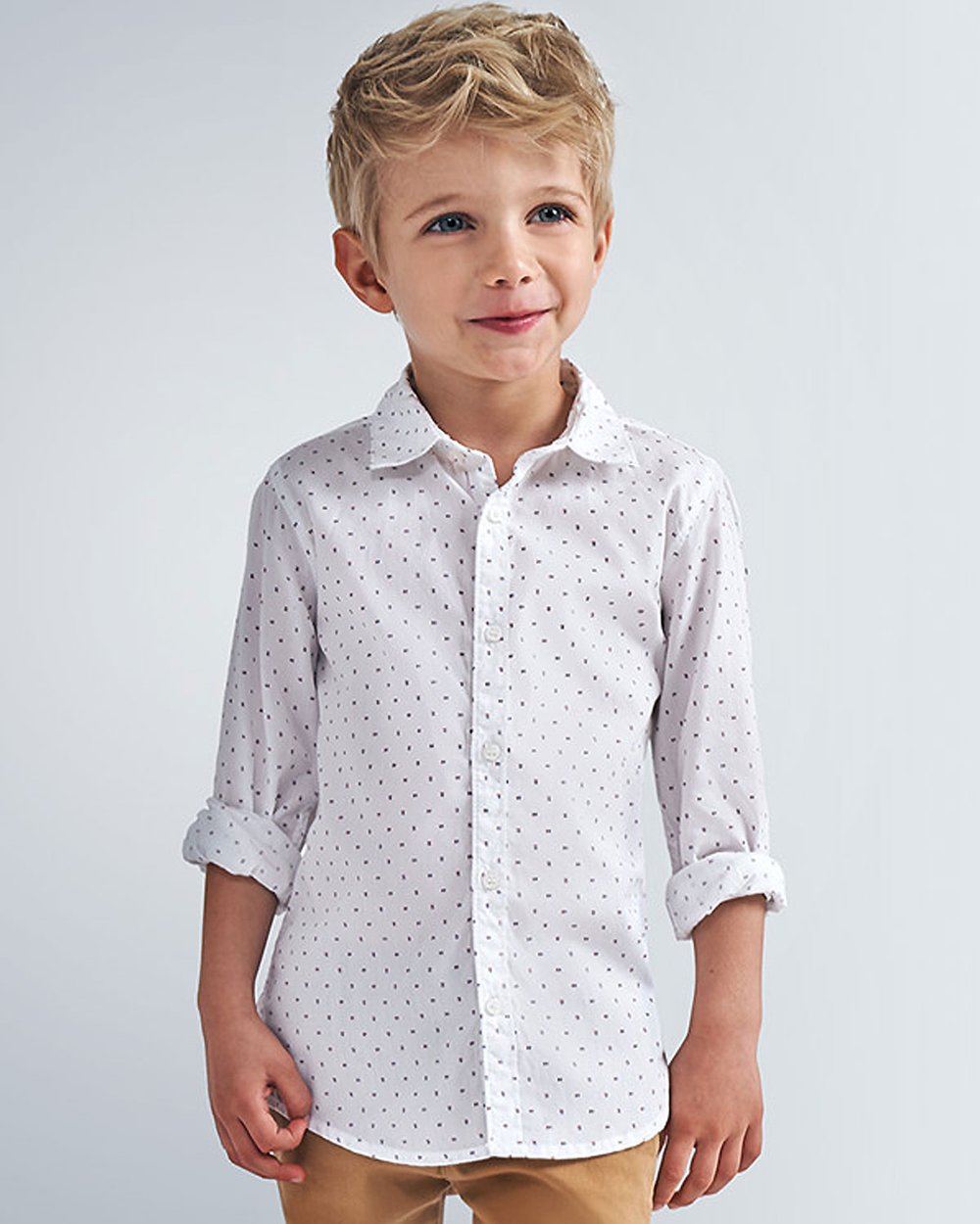 Camisa M/L para niño MAYORAL Ref 4143 Color Blanco