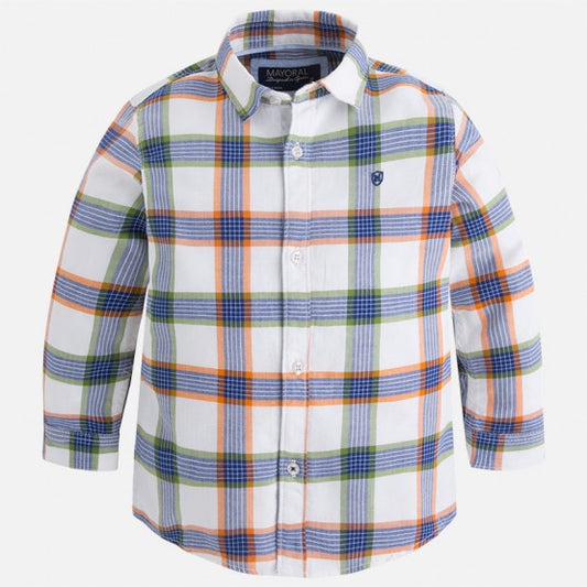 Camisa Cuadros Sku 4143 Color Azul