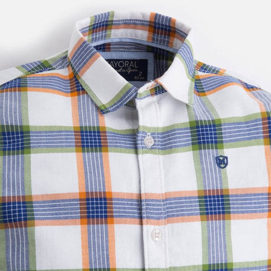 Camisa Cuadros Sku 4143 Color Azul