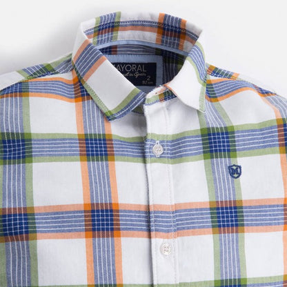 Camisa Cuadros Sku 4143 Color Azul
