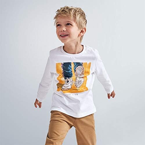 Camisa M/L para niño MAYORAL Ref 4057 Blanco Roto