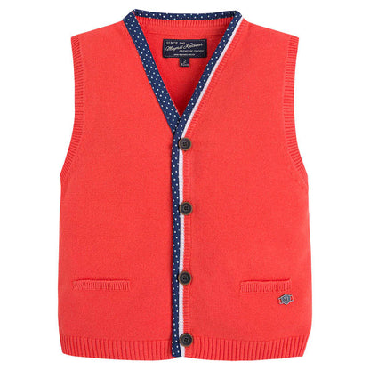 Chaleco niño  Sku 3326 Color langosta