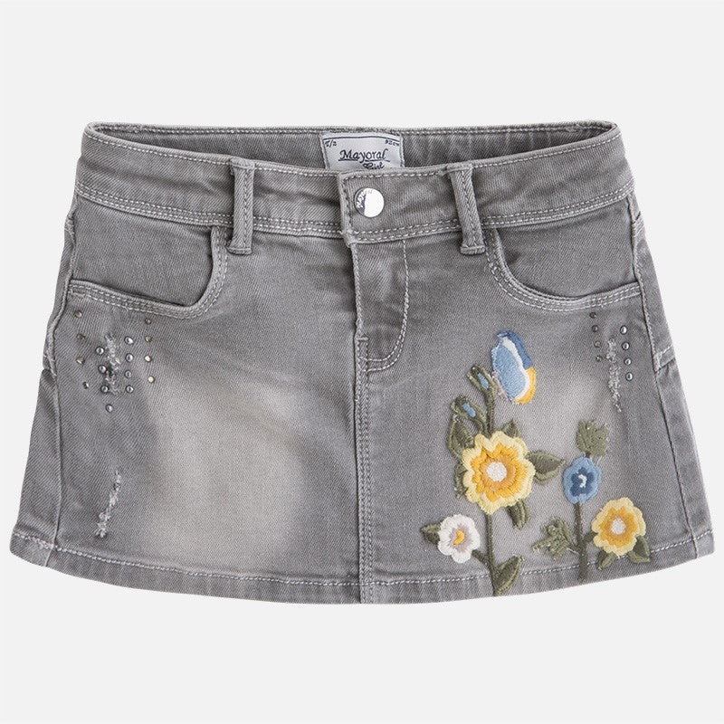 Falda SKU 4911 Color Gris Claro