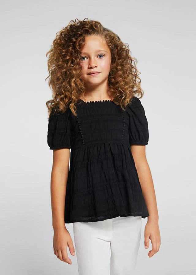 Blusa para chica MAYORAL Ref. 6122/76 Negro