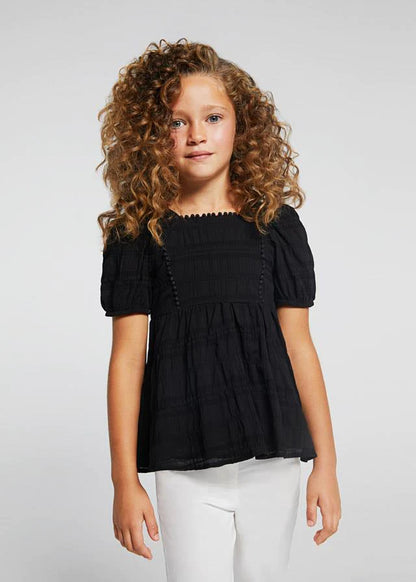 Blusa para chica MAYORAL Ref. 6122/76 Negro
