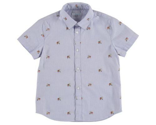 Camisa Manga Corta Sku 3130 Color Lavanda
