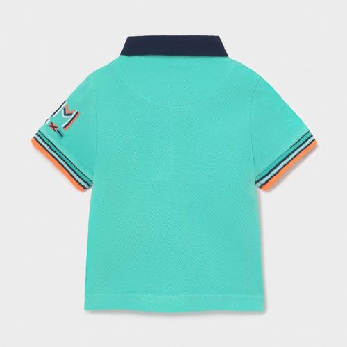 Camisa Polo m/c Bordados MAYORAL Ref 1109-15 Aqua