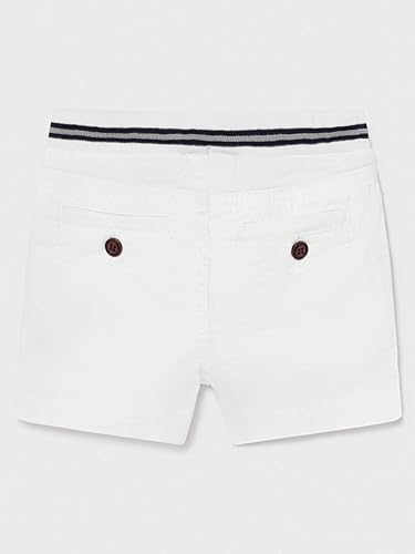 Bermudas de sarga para bebés MAYORAL Ref- 1245-46 blanco