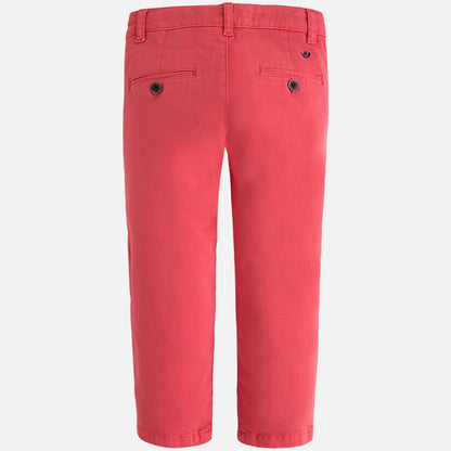 Pantalón Chino Slim sku 513 Color Cherry