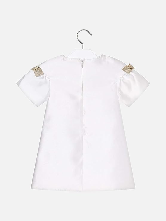 Vestido Estampado de Flores para niña Sku 3908  Color Blanco