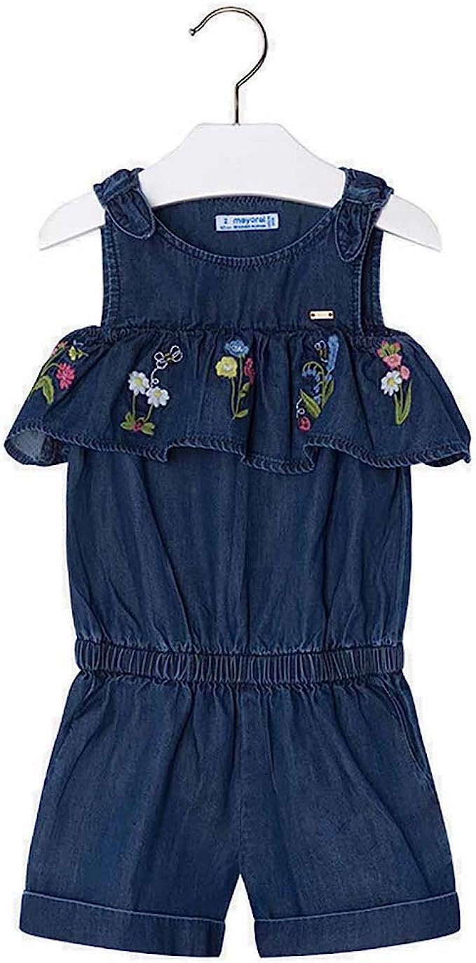 Mono Jeans para niña MAYORAL Ref. 3802/5 Tejano