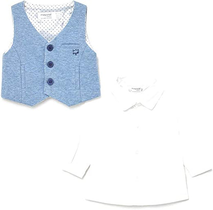Camisa y Chaleco para bebé niño Conjunto 2 Pz MAYORAL Ref. 21/1172/36 Aire Vig