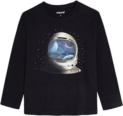 Camisa para niño MAYORAL Ref 4089 Color 25 Negro