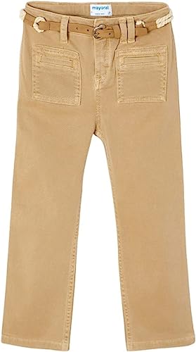 Conjunto 2 Piezas Pantalon Largo Y Cinturo Sku 3587 Color 87 Camel