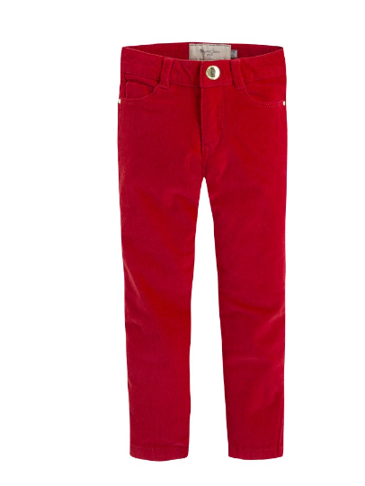 Pantalón Pana SKU 529 Color Carmin