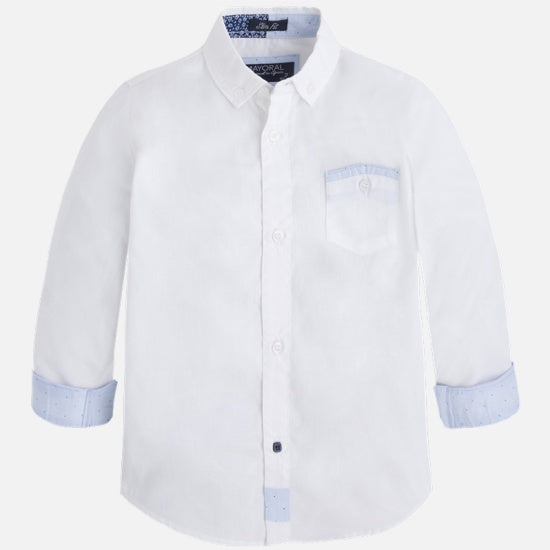 Camisa niño MAYORAL Ref 3163/85 Blanco