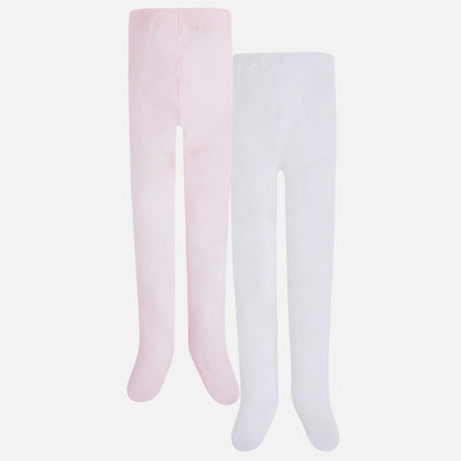 Set 2 Mallas Bebe MAYORAL SKU 10176 Color 61 Rosa-Blanco