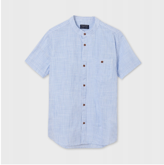 Camisa Rayas Sku 6113 Color Celeste