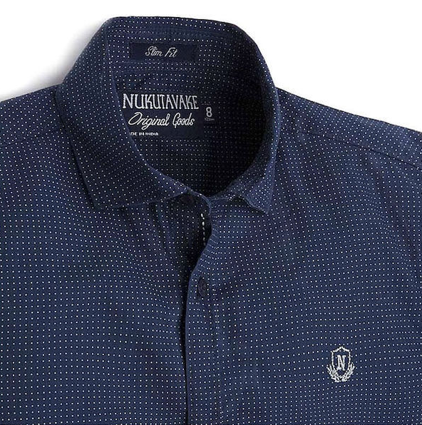 Camisa para chico NUKUTAVAKE Ref. 6124/43 Marino