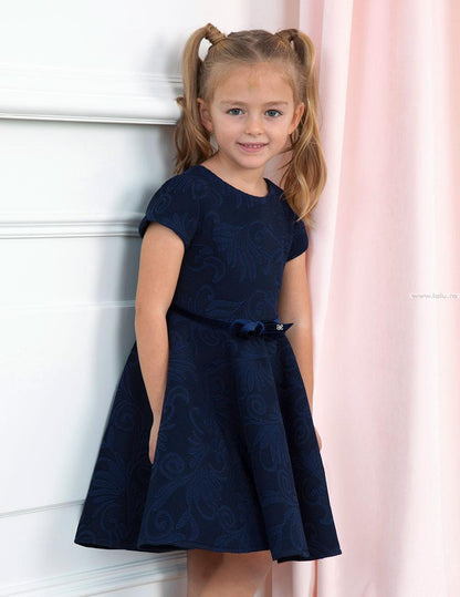 Vestido Neopreno Bordado ABEL & LULA SKU 5523 Color Marino