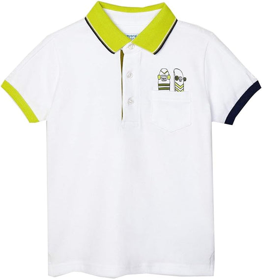 Camisa Polo Mc para niño MAYORAL Ref 3107/84 Blanco