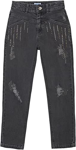 Pantalón Largo Tejano SKU 7561 Color Medio