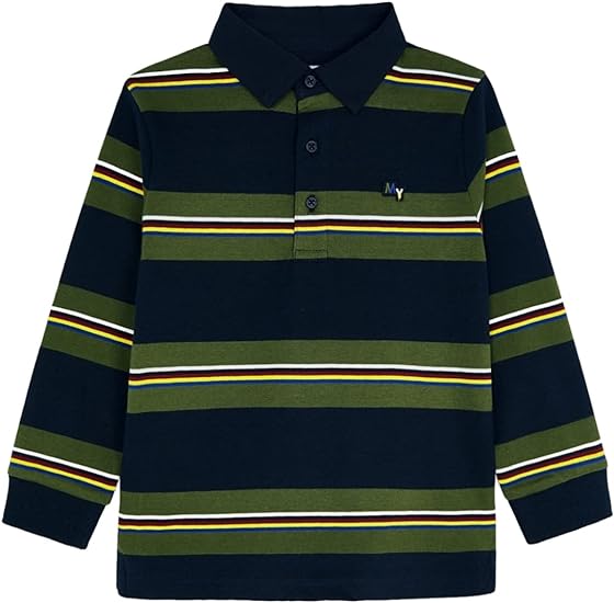 Camisa Polo M/L para niño MAYORAL Ref 4156/86 Blue Black