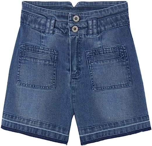 Pantalón Corto Tejano Sku 6222 Color Oscuro