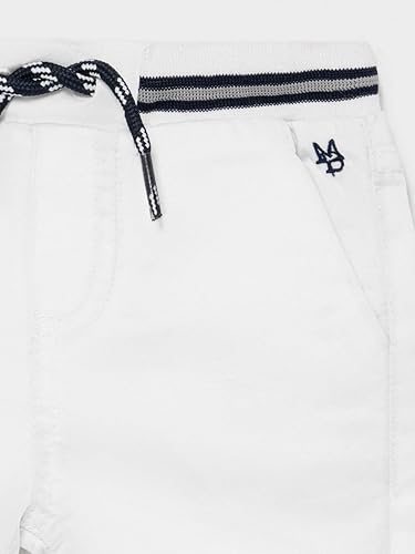 Bermudas de sarga para bebés MAYORAL Ref- 1245-46 blanco