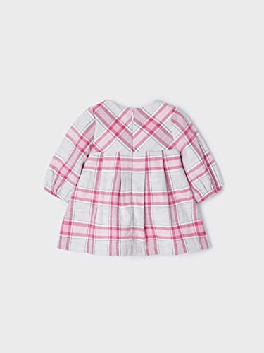 Vestido a cuadros para bebés y niñas Sku 2809,Color Rosa