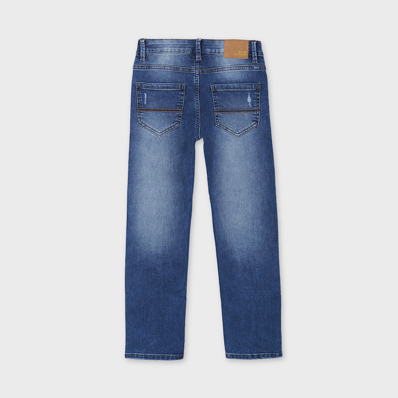 Pantalón Tejano Sku 6556 Color Medio