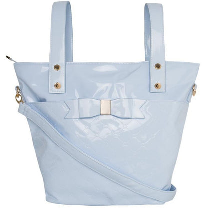 Bolso Panera Charol SKU 19056 Color Cielo