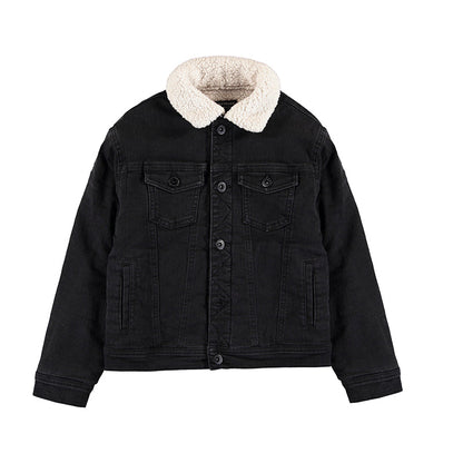 Cazadora Denim Borrego para chico MAYORAL Ref. 7410/ Negro