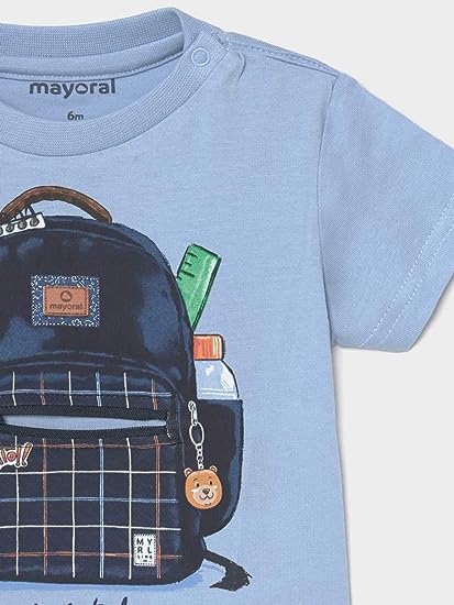 Camiseta M/C PLay Mochila MAYORAL Ref-1011-23 Lavanda